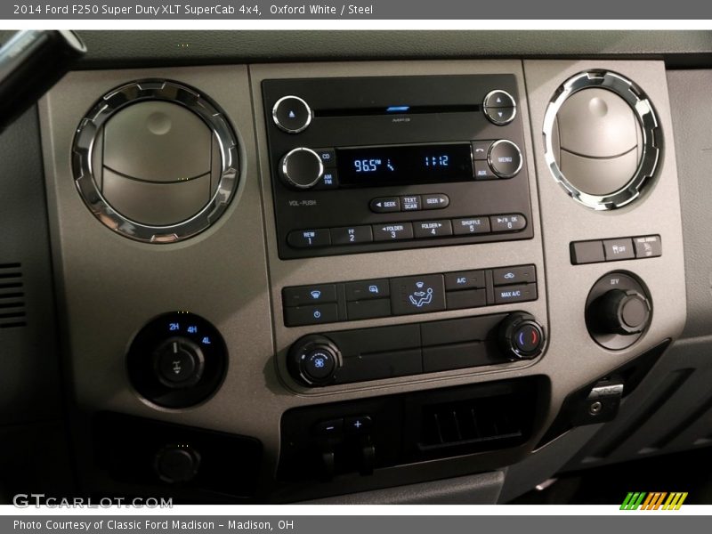 Oxford White / Steel 2014 Ford F250 Super Duty XLT SuperCab 4x4