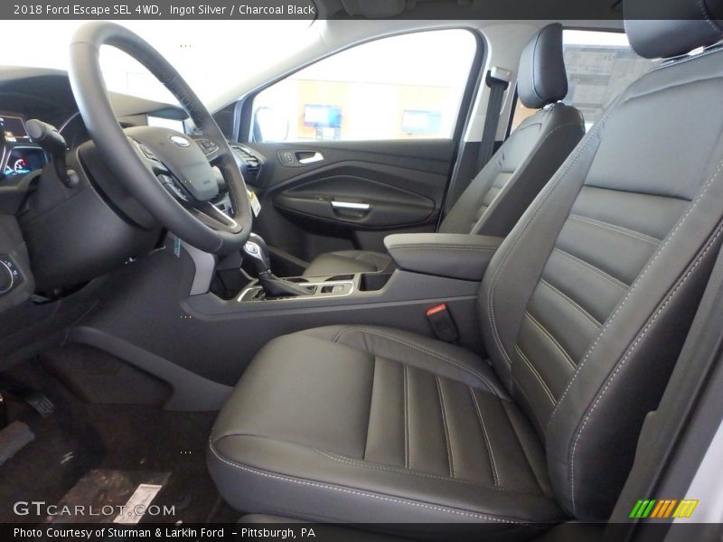 Ingot Silver / Charcoal Black 2018 Ford Escape SEL 4WD