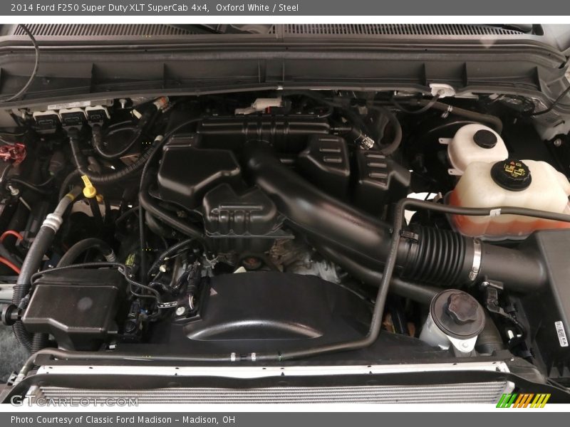 Oxford White / Steel 2014 Ford F250 Super Duty XLT SuperCab 4x4
