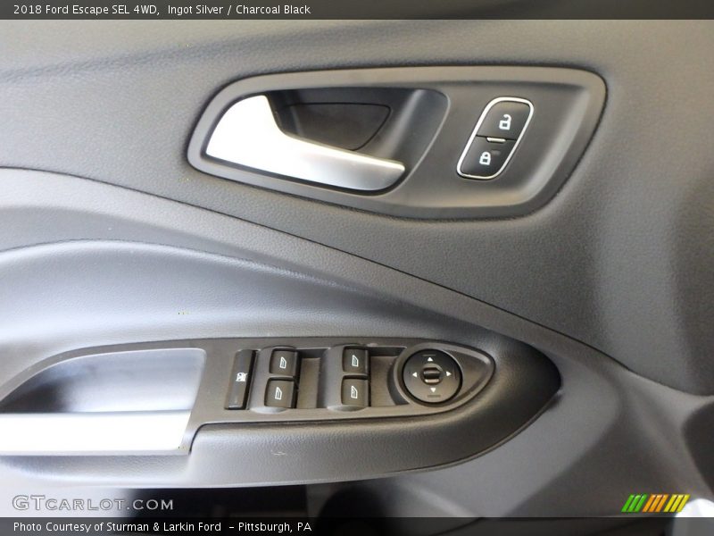 Ingot Silver / Charcoal Black 2018 Ford Escape SEL 4WD