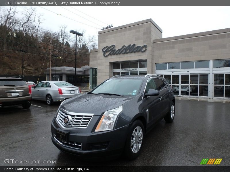 Gray Flannel Metallic / Ebony/Ebony 2013 Cadillac SRX Luxury AWD