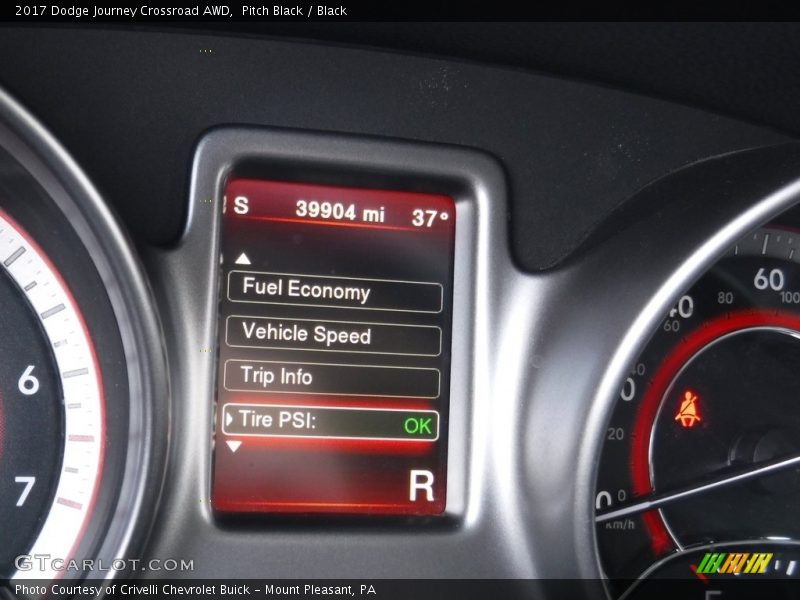 Pitch Black / Black 2017 Dodge Journey Crossroad AWD