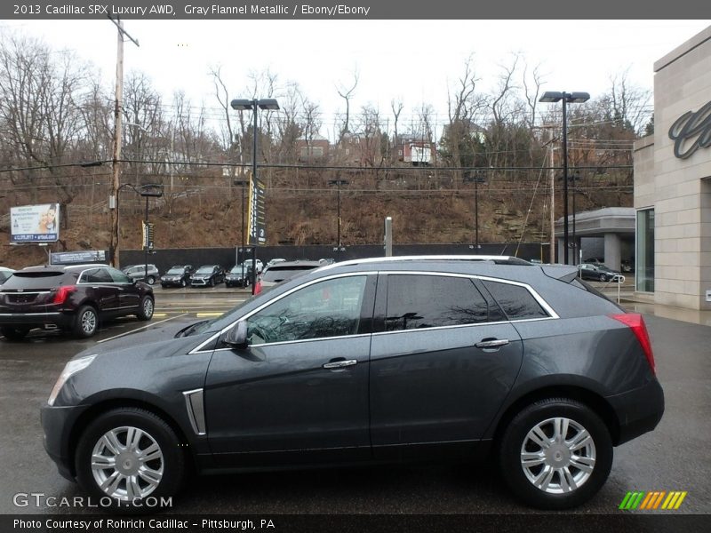 Gray Flannel Metallic / Ebony/Ebony 2013 Cadillac SRX Luxury AWD