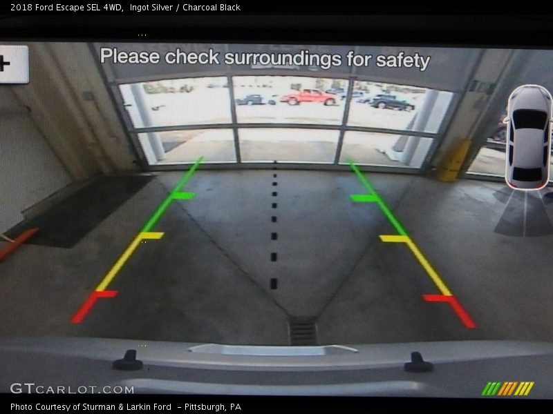 Ingot Silver / Charcoal Black 2018 Ford Escape SEL 4WD