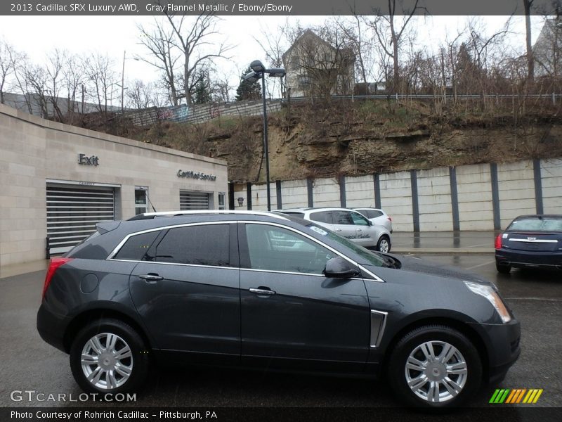 Gray Flannel Metallic / Ebony/Ebony 2013 Cadillac SRX Luxury AWD