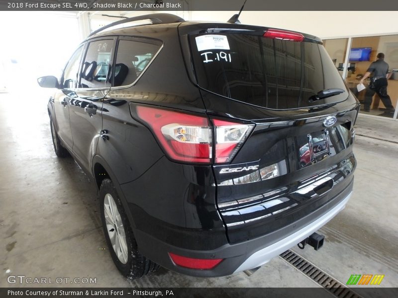 Shadow Black / Charcoal Black 2018 Ford Escape SEL 4WD