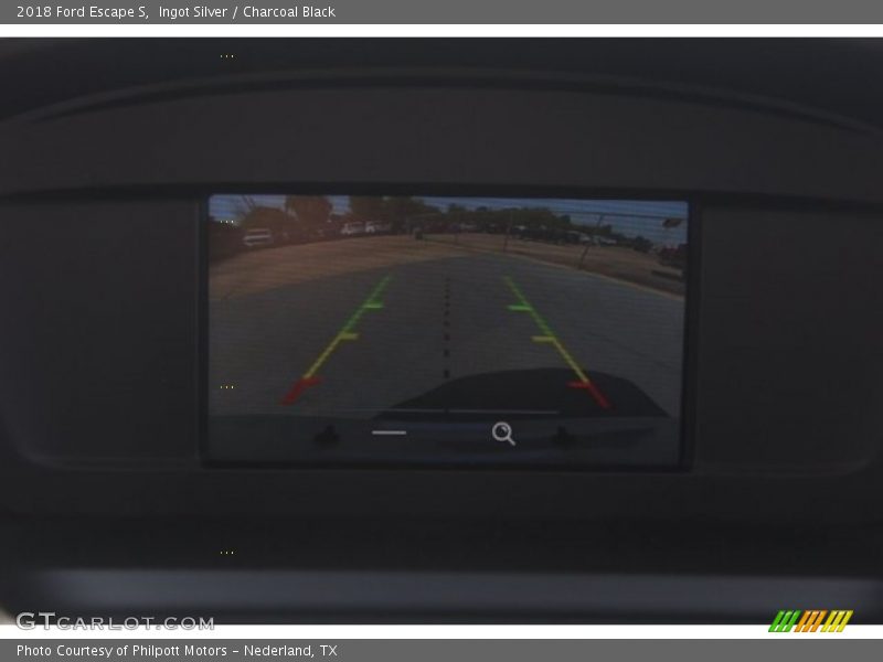 Ingot Silver / Charcoal Black 2018 Ford Escape S