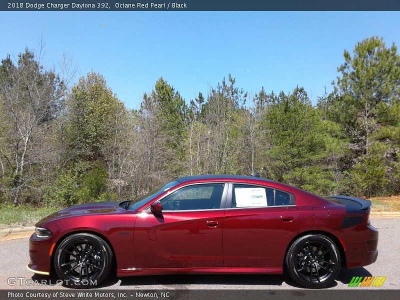 Octane Red Pearl / Black 2018 Dodge Charger Daytona 392