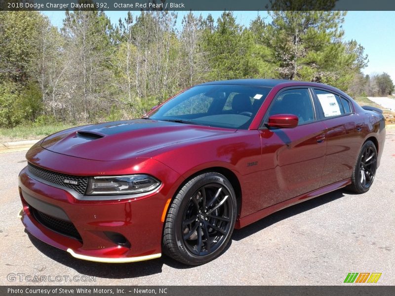 Octane Red Pearl / Black 2018 Dodge Charger Daytona 392