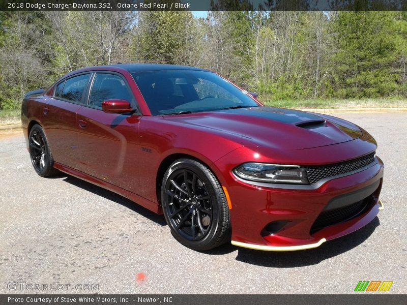 Octane Red Pearl / Black 2018 Dodge Charger Daytona 392