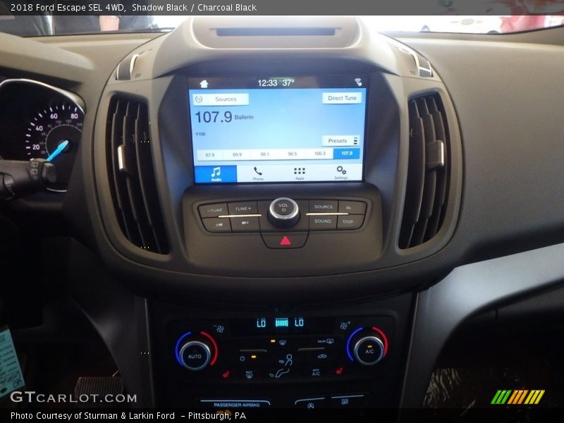 Shadow Black / Charcoal Black 2018 Ford Escape SEL 4WD