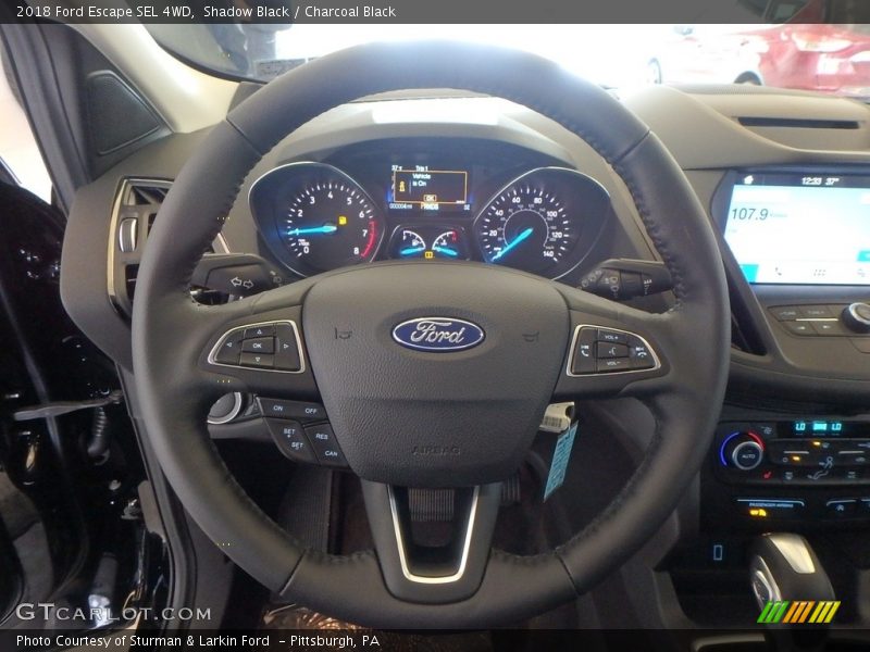 Shadow Black / Charcoal Black 2018 Ford Escape SEL 4WD