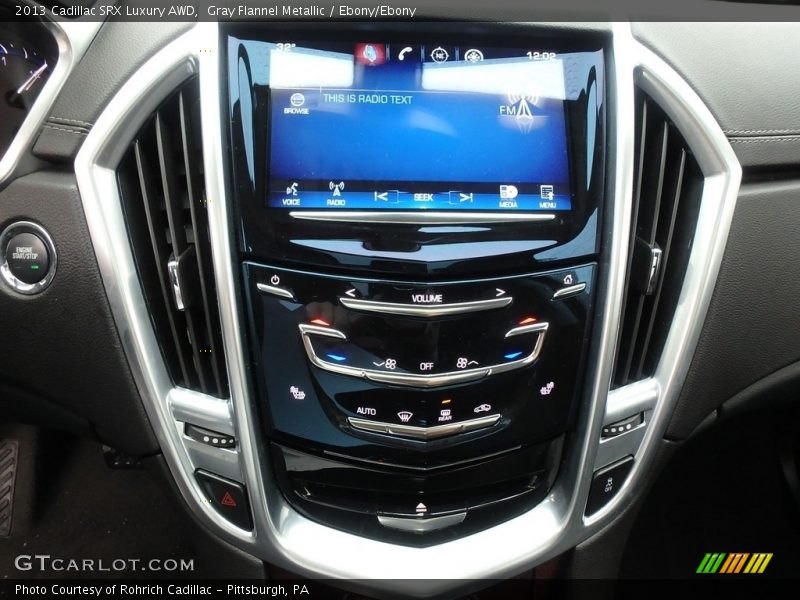 Gray Flannel Metallic / Ebony/Ebony 2013 Cadillac SRX Luxury AWD