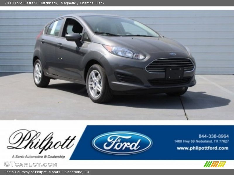 Magnetic / Charcoal Black 2018 Ford Fiesta SE Hatchback