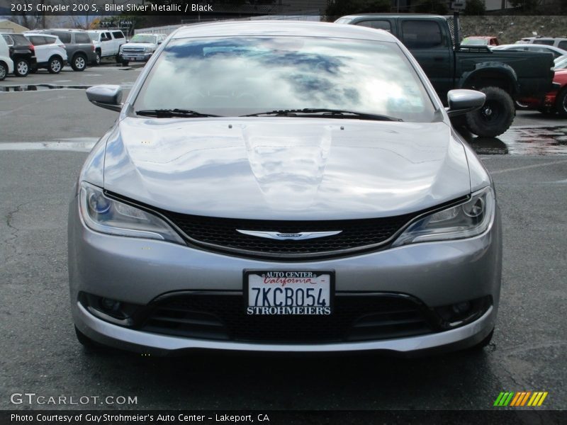 Billet Silver Metallic / Black 2015 Chrysler 200 S
