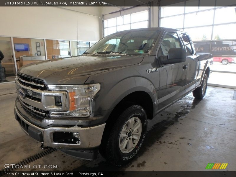 Magnetic / Earth Gray 2018 Ford F150 XLT SuperCab 4x4