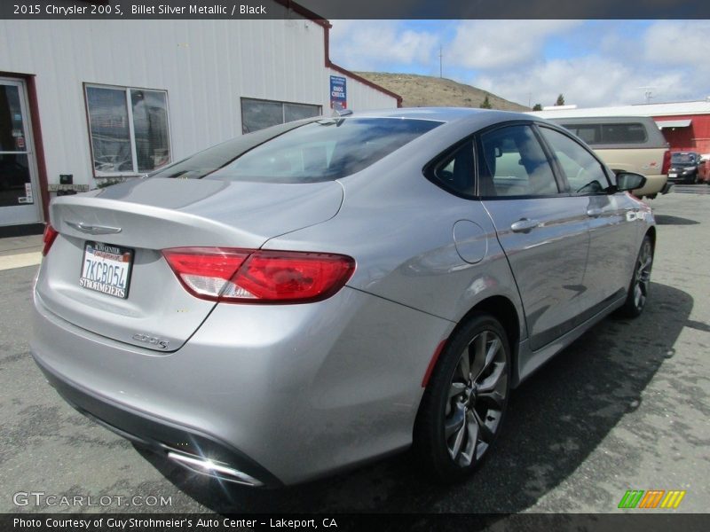 Billet Silver Metallic / Black 2015 Chrysler 200 S