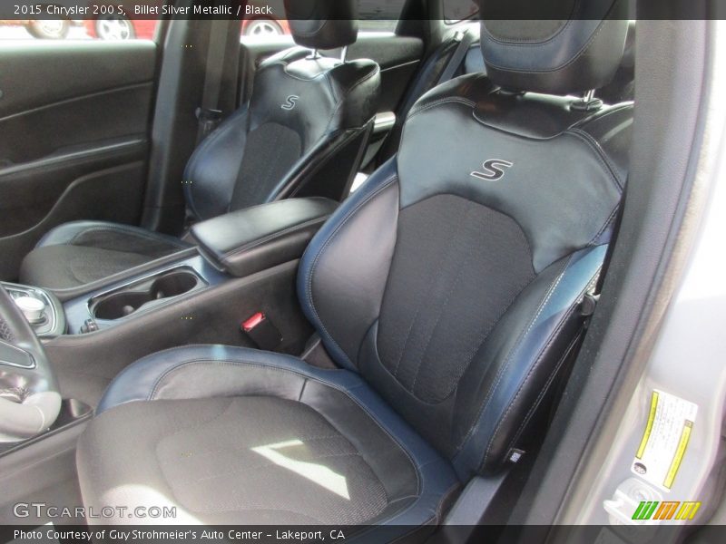 Billet Silver Metallic / Black 2015 Chrysler 200 S