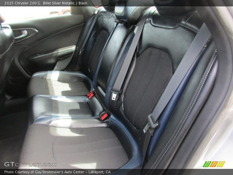 Billet Silver Metallic / Black 2015 Chrysler 200 S