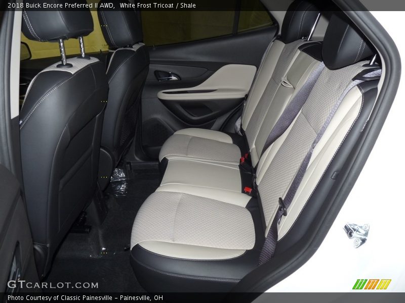 White Frost Tricoat / Shale 2018 Buick Encore Preferred II AWD