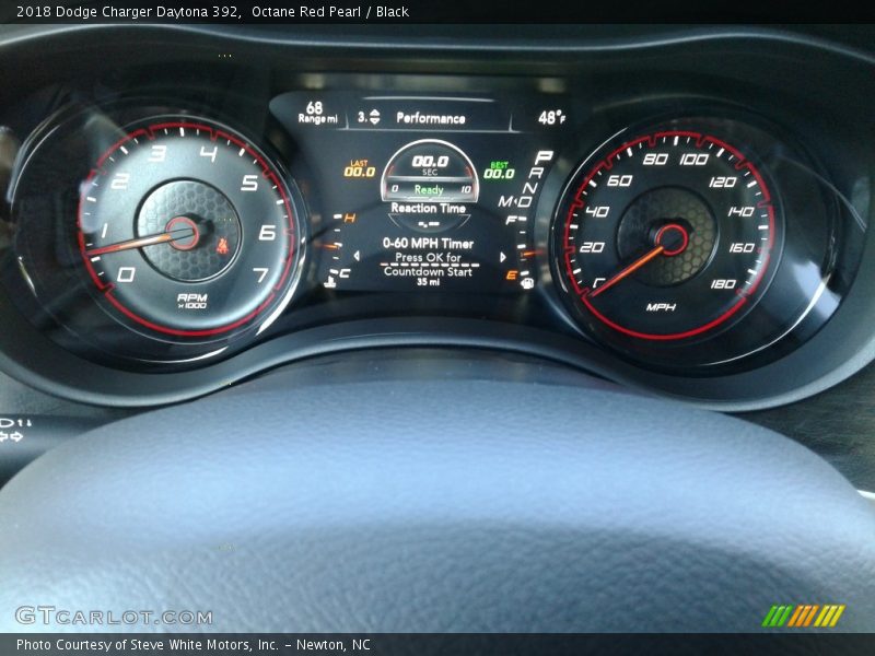 Octane Red Pearl / Black 2018 Dodge Charger Daytona 392