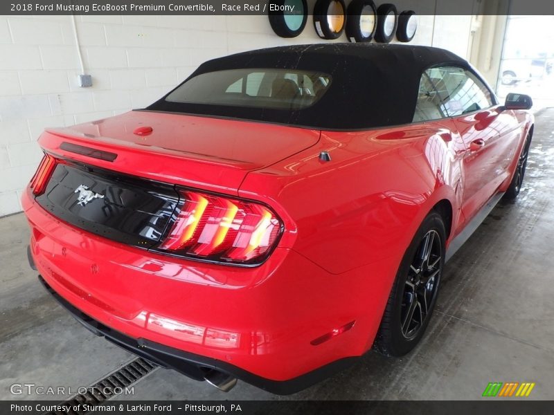 Race Red / Ebony 2018 Ford Mustang EcoBoost Premium Convertible