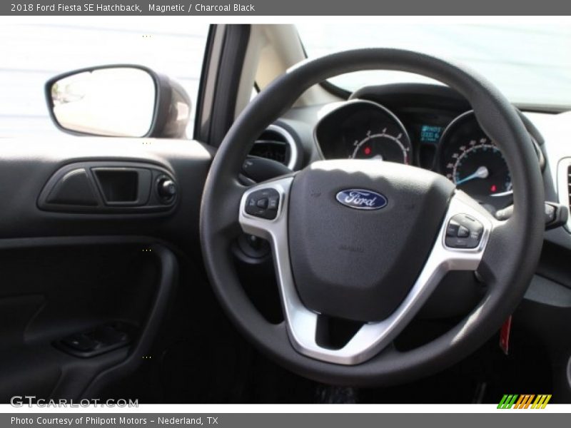 Magnetic / Charcoal Black 2018 Ford Fiesta SE Hatchback