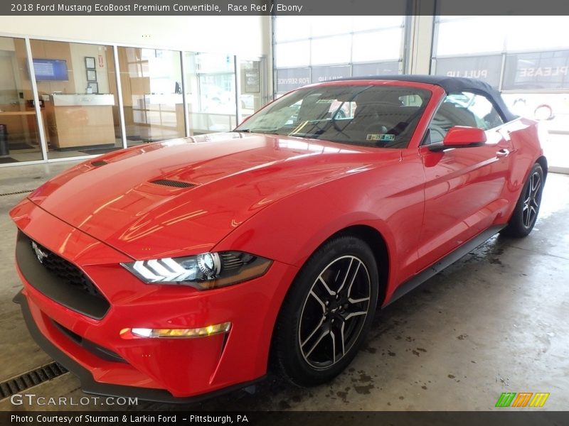Race Red / Ebony 2018 Ford Mustang EcoBoost Premium Convertible