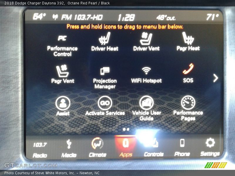 Octane Red Pearl / Black 2018 Dodge Charger Daytona 392