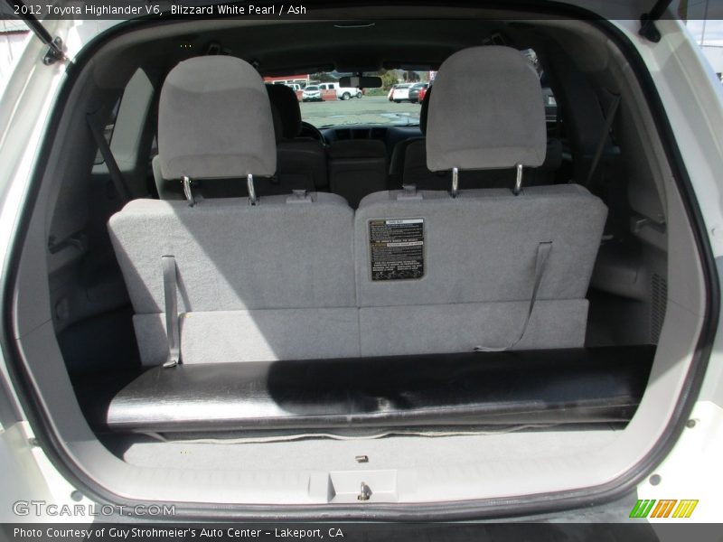 Blizzard White Pearl / Ash 2012 Toyota Highlander V6