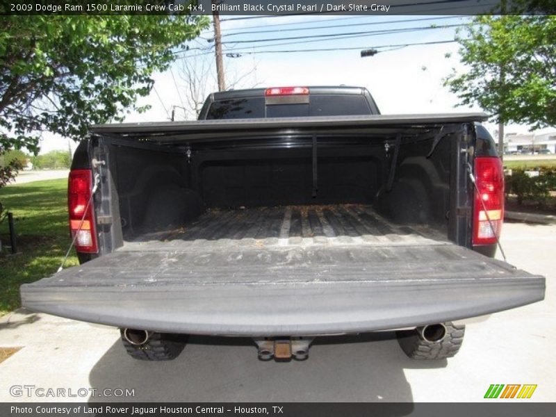 Brilliant Black Crystal Pearl / Dark Slate Gray 2009 Dodge Ram 1500 Laramie Crew Cab 4x4
