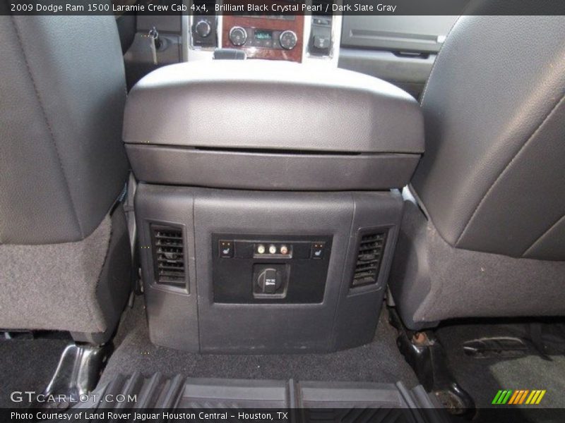Brilliant Black Crystal Pearl / Dark Slate Gray 2009 Dodge Ram 1500 Laramie Crew Cab 4x4