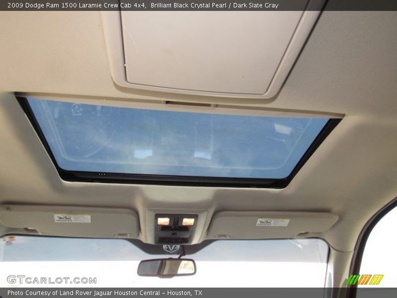 Brilliant Black Crystal Pearl / Dark Slate Gray 2009 Dodge Ram 1500 Laramie Crew Cab 4x4
