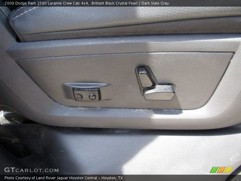 Brilliant Black Crystal Pearl / Dark Slate Gray 2009 Dodge Ram 1500 Laramie Crew Cab 4x4