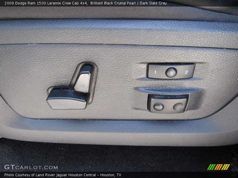 Brilliant Black Crystal Pearl / Dark Slate Gray 2009 Dodge Ram 1500 Laramie Crew Cab 4x4