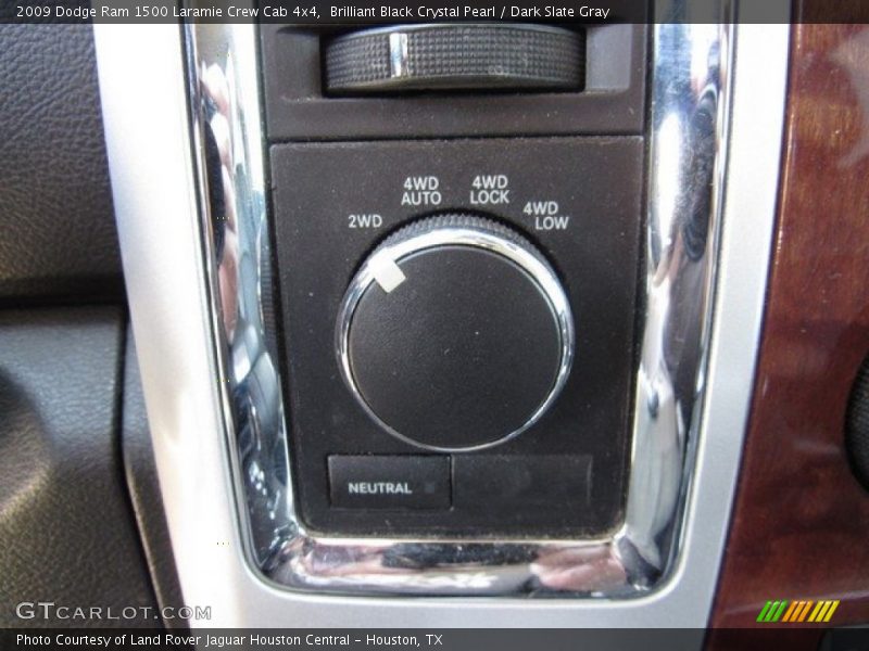 Brilliant Black Crystal Pearl / Dark Slate Gray 2009 Dodge Ram 1500 Laramie Crew Cab 4x4