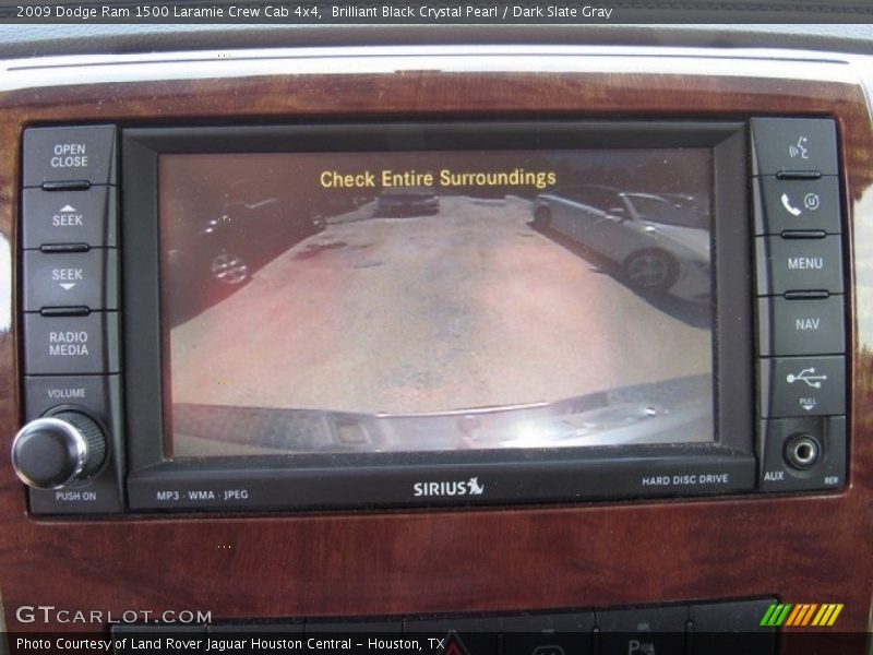 Brilliant Black Crystal Pearl / Dark Slate Gray 2009 Dodge Ram 1500 Laramie Crew Cab 4x4