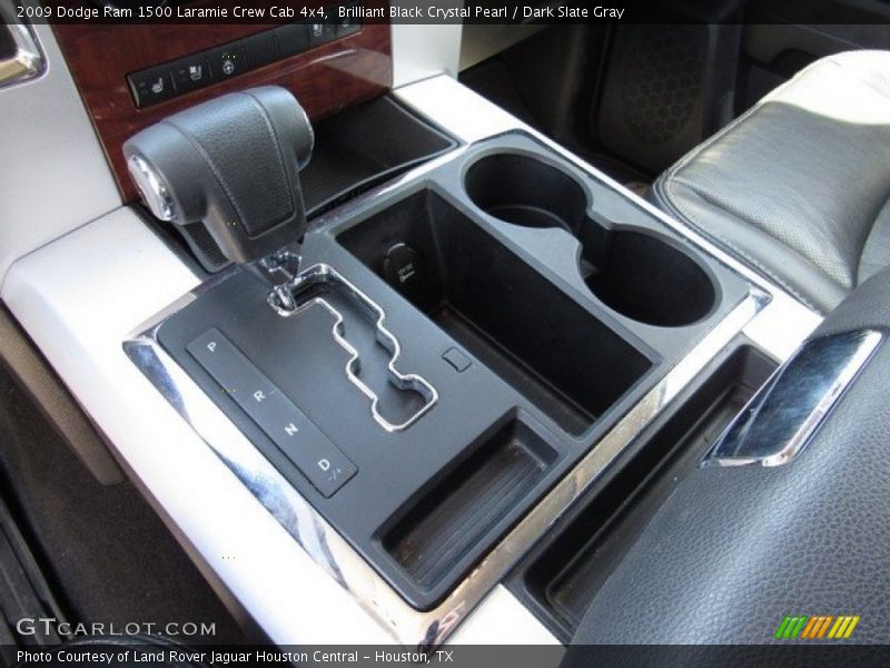 Brilliant Black Crystal Pearl / Dark Slate Gray 2009 Dodge Ram 1500 Laramie Crew Cab 4x4