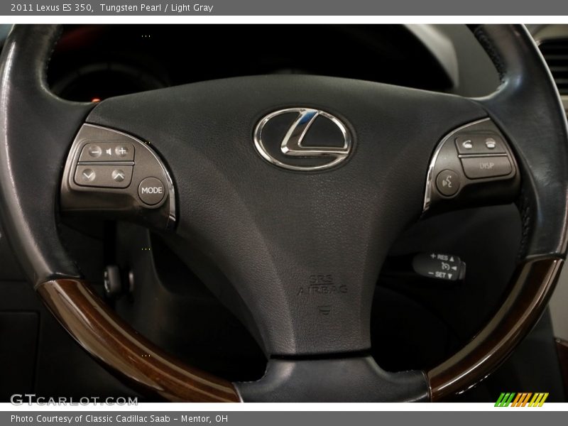 Tungsten Pearl / Light Gray 2011 Lexus ES 350