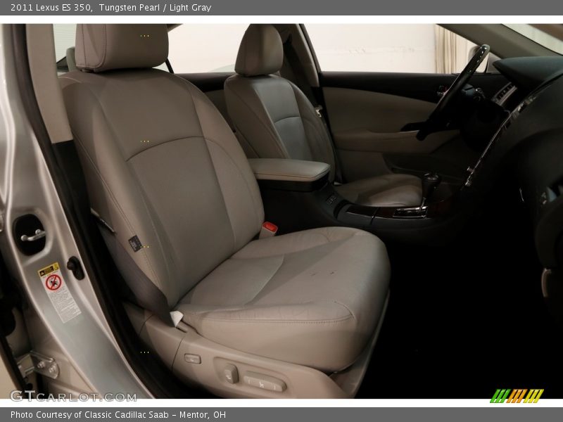 Tungsten Pearl / Light Gray 2011 Lexus ES 350