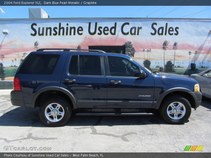 Dark Blue Pearl Metallic / Graphite 2004 Ford Explorer XLS