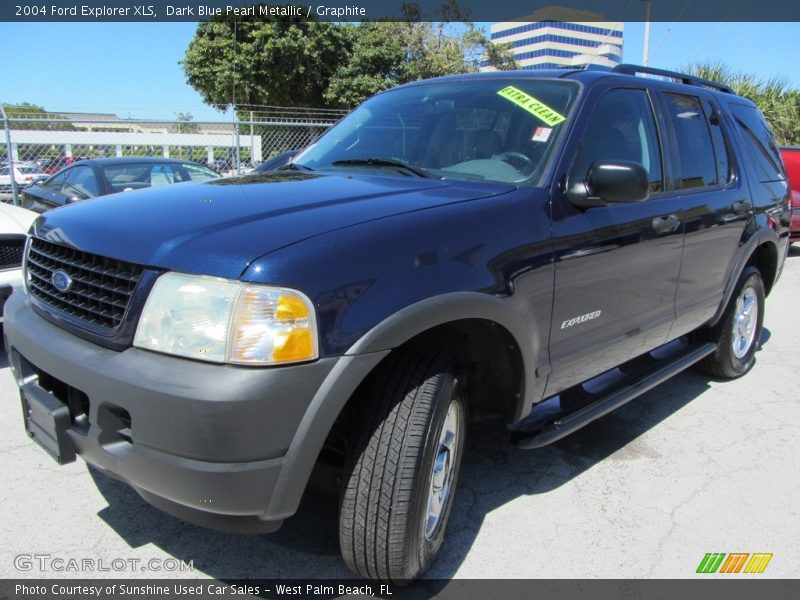 Dark Blue Pearl Metallic / Graphite 2004 Ford Explorer XLS