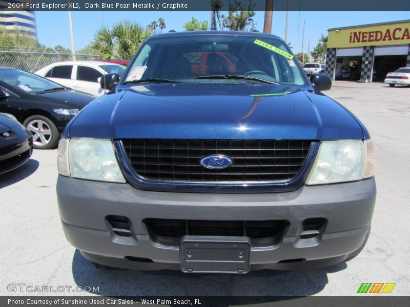Dark Blue Pearl Metallic / Graphite 2004 Ford Explorer XLS