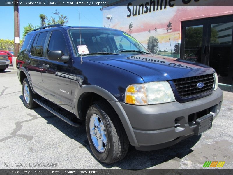 Dark Blue Pearl Metallic / Graphite 2004 Ford Explorer XLS
