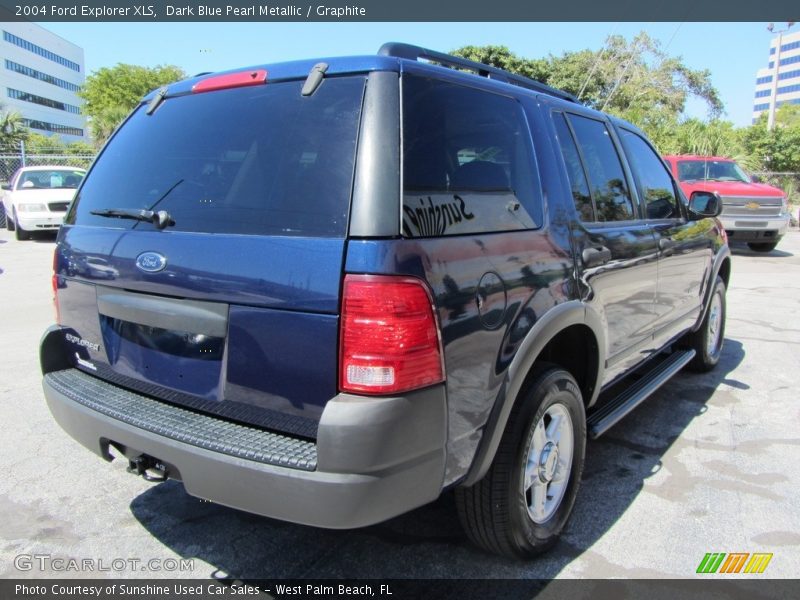 Dark Blue Pearl Metallic / Graphite 2004 Ford Explorer XLS