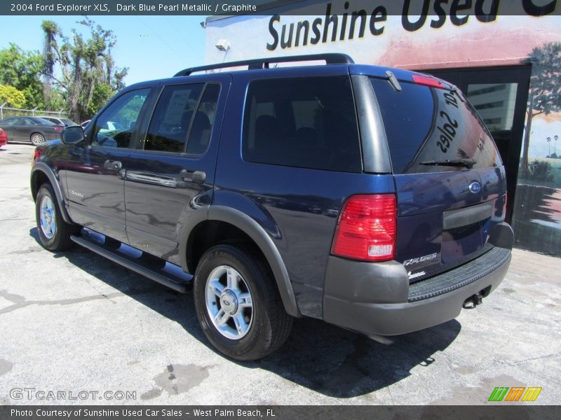Dark Blue Pearl Metallic / Graphite 2004 Ford Explorer XLS