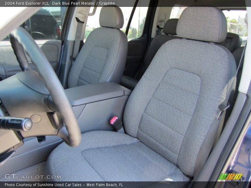 Dark Blue Pearl Metallic / Graphite 2004 Ford Explorer XLS