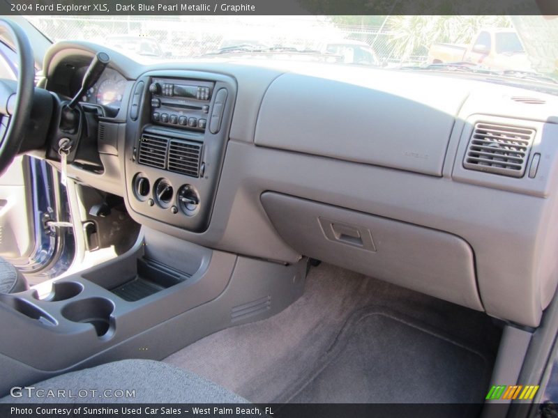 Dark Blue Pearl Metallic / Graphite 2004 Ford Explorer XLS
