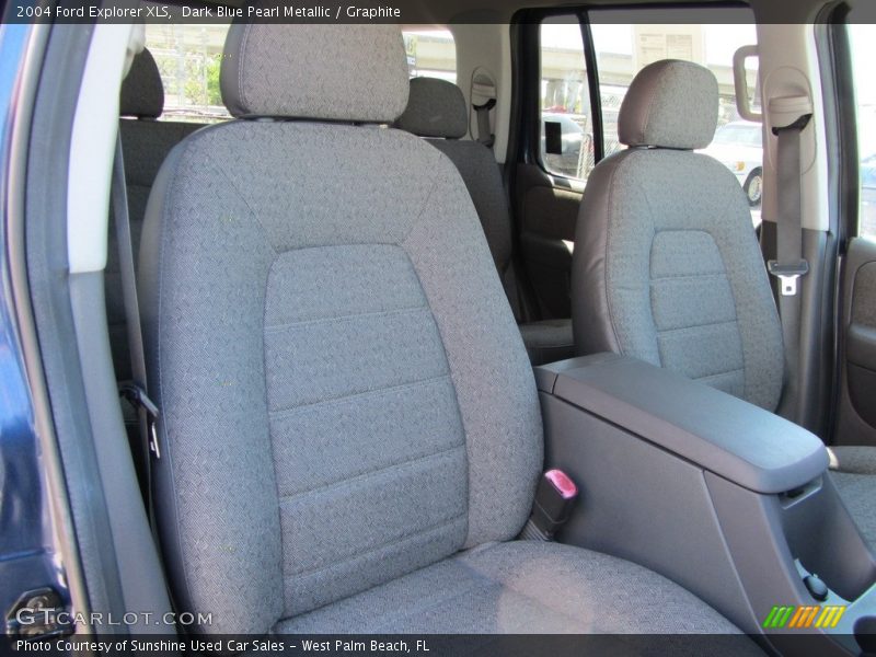 Dark Blue Pearl Metallic / Graphite 2004 Ford Explorer XLS