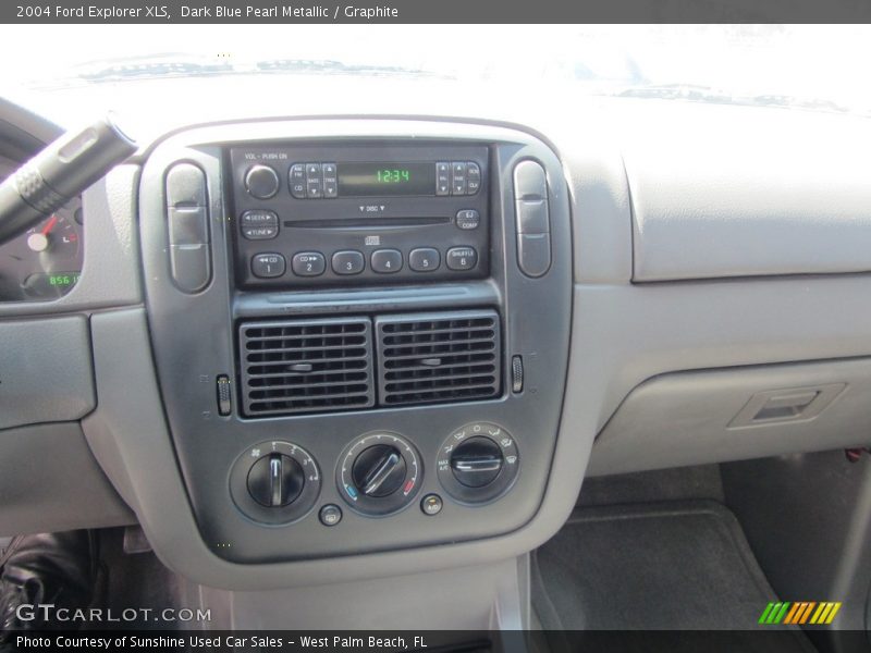 Dark Blue Pearl Metallic / Graphite 2004 Ford Explorer XLS